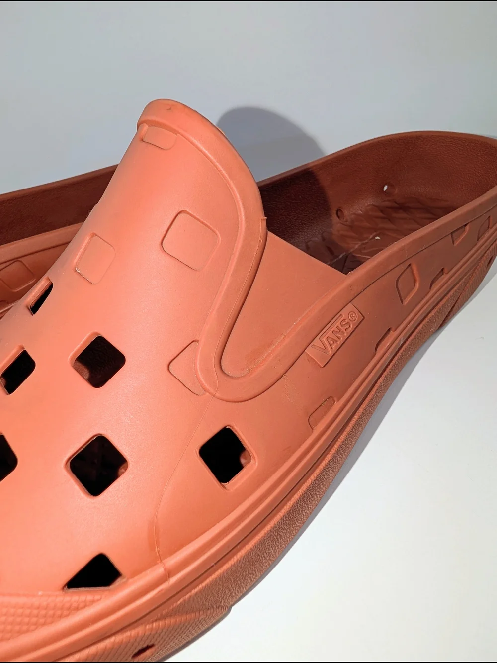 Vans Slip-On Mule TRK Burnt Ochre Brown Shoe Sandals Mens Size 12